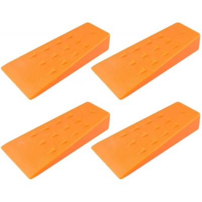 Spiked Tree Felling Wedges for Tree Cutting 5.5 Inch Plastic Felling Wedge Logging Tools 4 Pack